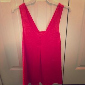 NWT Coral/Pink tank top with bow tie back